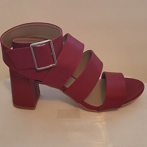 Strappy red sandal